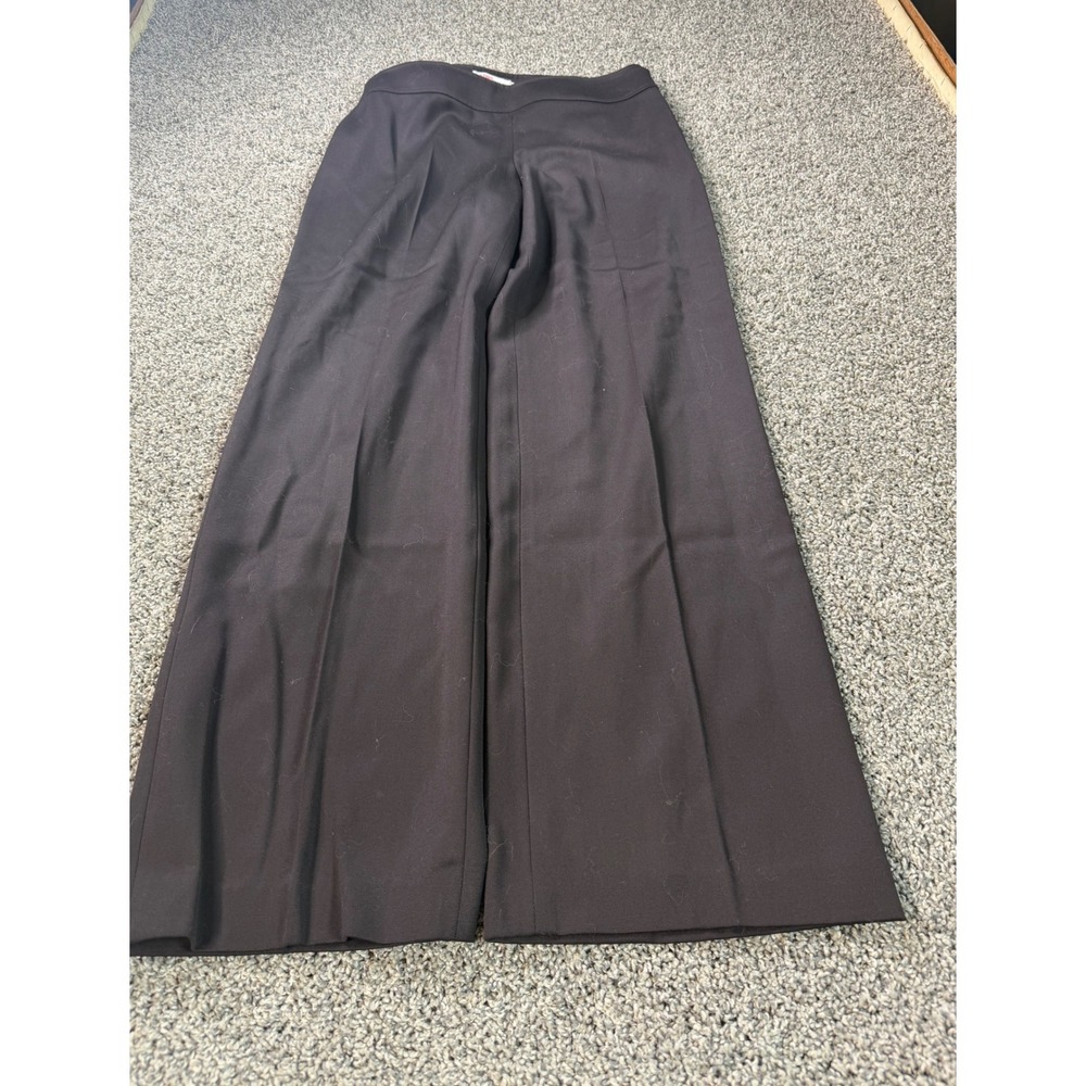 Kors Michael Kors Brown 100% Wool Wide Leg Dress Pants Italy Size 14